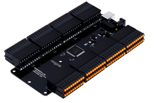 128 Channel USB GPIO Module With Analog Inputs